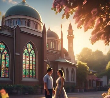 Ilustrasi agama cinta. Sumber: Meta AI