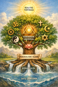 Ilustrasi parenialisme agama agama sumber: ChatGPT com